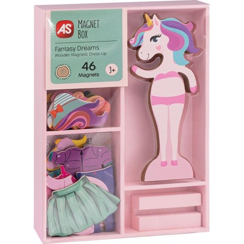 As company Magnet Box Fantasy Dreams Dress-Up 46 Εκπαιδευτικοί Ξύλινοι Μαγνήτες Για 3+ Χρονών 1029-64059 5203068640590