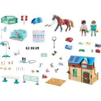 Playmobil Horses Of Waterfall Κτηνιατρική Κλινική Αλόγων 71352 4008789713520