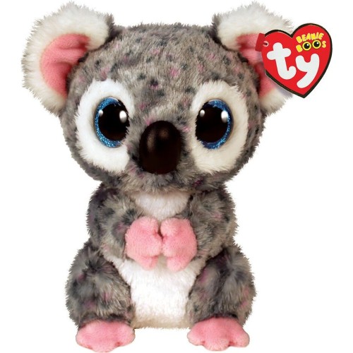 ty Beanie Boos Karli Χνουδωτό Κοάλα Γκρι Με Βούλες 15Εκ 1607-36378 008421363780