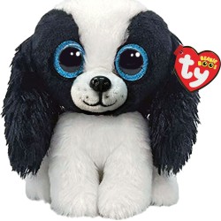 ty Beanie Boos Sissy Χνουδωτό Σκυλάκι Λευκό Και Μαύρο 15 Εκ. 1607-36570 008421365708
