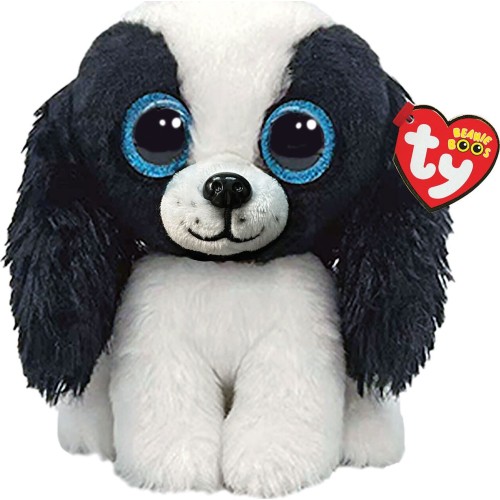 ty Beanie Boos Sissy Χνουδωτό Σκυλάκι Λευκό Και Μαύρο 15 Εκ. 1607-36570 008421365708