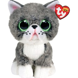 ty Beanie Boos Fergus Χνουδωτή Γατούλα Γκρι 15Εκ 1607-36581 008421365814