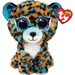 ty Beanie Boos Cobalt Χνουδωτή Λεοπάρδαλη Μπλε 15Εκ 1607-36691 008421366910