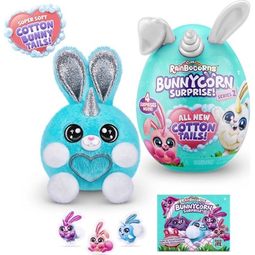 ZURU Αυγό Rainbocorns Bunnycorn Series 2 - 1 Τμχ 11809280 4894680026797