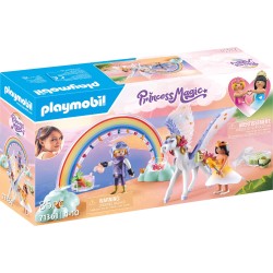 Playmobil Princess Magic Pegasus With Rainbow In The Clouds 71361 4008789713612