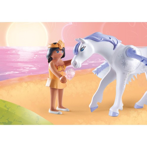 Playmobil Princess Magic Πήγασος Και Πριγκίπισσες Του Ουράνιου Τόξου 71361 4008789713612