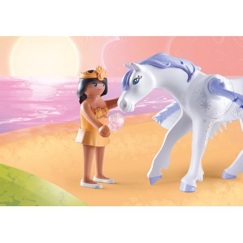 Playmobil Princess Magic Πήγασος Και Πριγκίπισσες Του Ουράνιου Τόξου 71361 4008789713612