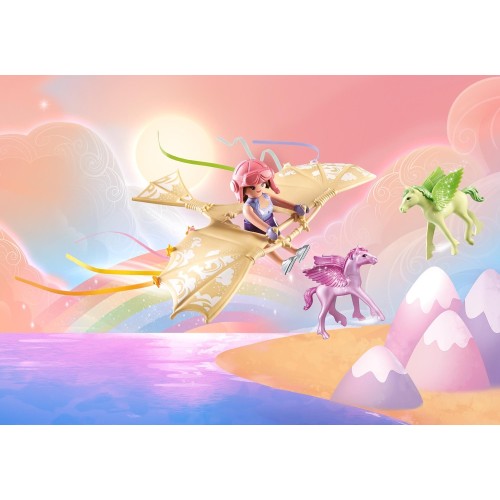 Playmobil Princess Magic Εκδρομή Στα Σύννεφα Με Μικρούς Πήγασους 71363 4008789713636