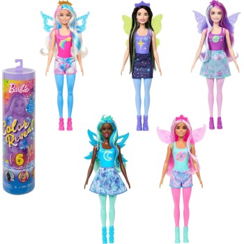 Mattel Barbie Color Reveal Doll 4 Νεράιδες Rainbow Galaxy Series - 1 Τμχ HJX61 194735097531