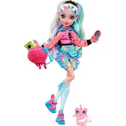Mattel Monster High Doll, Lagoona Blue With Accessories And Pet Piranha HHK55 194735069798