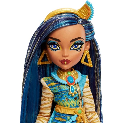 Mattel Monster High Doll, Cleo De Nile With Accessories And Pet Dog HHK54 194735069835