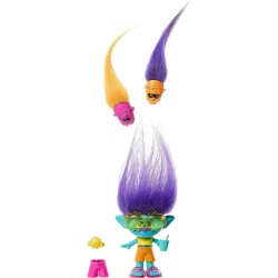 Mattel Dreamworks Trolls Band Together Hair Pops Branch Small Doll With Removable HNF02 / HNF12 194735138715