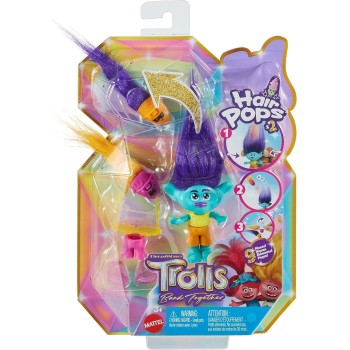 Mattel Dreamworks Trolls 3 Band Together Hair Branch Small Doll HNF02 / HNF12 194735138715