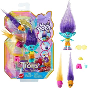 Mattel Dreamworks Trolls 3 Band Together Hair Branch Small Doll HNF02 / HNF12 194735138715