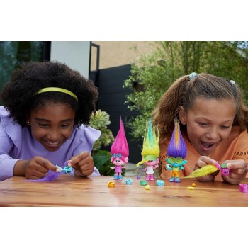 Mattel Dreamworks Trolls Band Together Hair Pops Branch Small Doll With Removable HNF02 / HNF12 194735138715