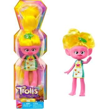 Mattel Dreamworks Trolls Band Together Trendsettin Fashion Doll, Viva With Vibrant HNF03 / HNF14 194735138753