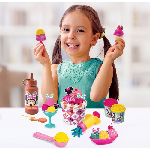 As company Plasticine Disney Minnie Set Of Ice Cream With Syrup And Sprinkles For 3+ Years 1045-03592 5203068035921
