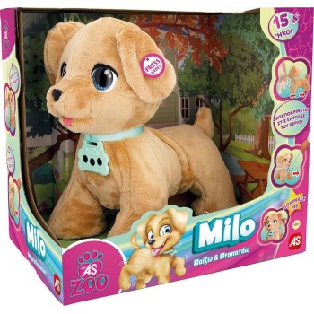 As company Milo Λούτρινο Διαδραστικό Σκυλάκι 1607-81314 8421134081314