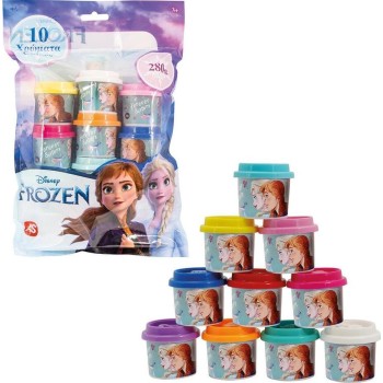 As company Πλαστελίνη Disney Frozen Σακουλάκι Με 10 Βαζάκια Και Καπάκια Καλουπάκια 280Gr Για 3+ Χρονών 1045-03598 5203068035983