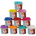 As company Πλαστελίνη Disney Frozen Σακουλάκι Με 10 Βαζάκια Και Καπάκια Καλουπάκια 280Gr Για 3+ Χρονών 1045-03598 5203068035983
