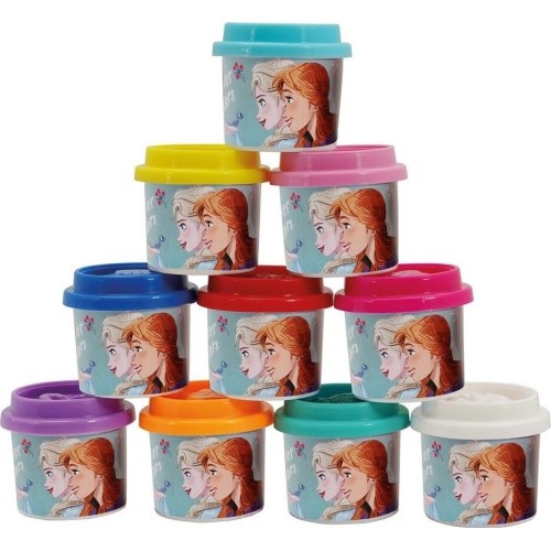 As company Πλαστελίνη Disney Frozen Σακουλάκι Με 10 Βαζάκια Και Καπάκια Καλουπάκια 280Gr Για 3+ Χρονών 1045-03598 5203068035983