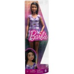 Mattel Barbie Doll, Kids Toys, Fashionistas, Wavy Black Hair And Tall Body FBR37 / HPF75 194735157501