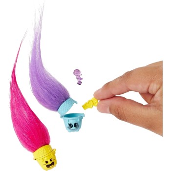 Mattel Dreamworks Trolls Band Together Hair Pops Poppy Small Doll 10Cm HNF02 / HNF10 194735138661
