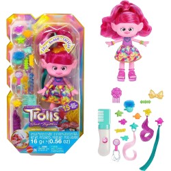 Mattel Dreamworks Trolls Together Strong-Hair-Talen Queen Poppy Fashion Doll-15+ Accessories HNF25 194735138708
