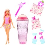 Mattel Barbie Pop Reveal Fruit Series Doll, Strawberry Lime Design With 8 Surprises, Including Pets And Accessories, Mucus HNW41