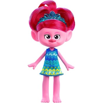 Mattel Dreamworks Trolls Together Strong - Hairy Surprises Queen Poppy With Shiny Hair HNF03 / HNF13 194735138579