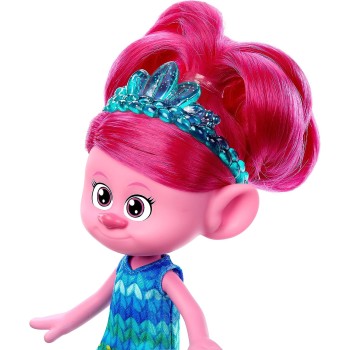 Mattel Dreamworks Trolls Together Strong - Hairy Surprises Queen Poppy With Shiny Hair HNF03 / HNF13 194735138579