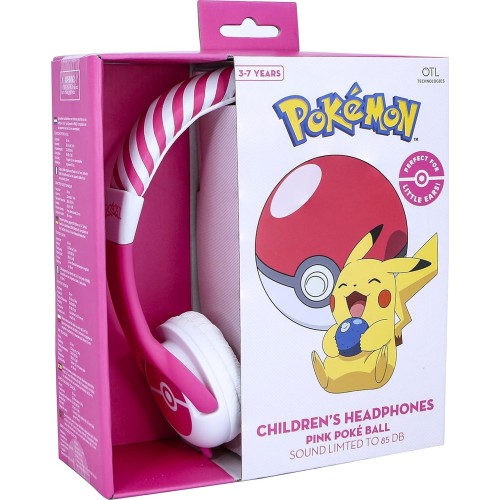 otl technologies OTL Pokemon Pokeball Pink Kids Headphones  5055371623742