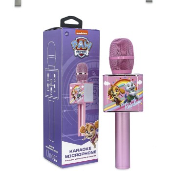 otl technologies Paw942 Ασύρματο Μικρόφωνο Καραόκε Με Ηχείο - Paw Patrol Ροζ  5055371624749