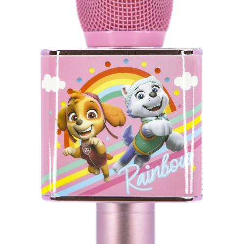 otl technologies Paw942 Ασύρματο Μικρόφωνο Καραόκε Με Ηχείο - Paw Patrol Ροζ  5055371624749