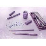 Faber-Castell Jumbo Sparkle Μολύβι Β Metallic Cosmic 2 Μωβ 111663 4005401116639