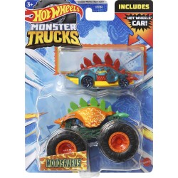 Mattel Hot Wheels Monster Trucks 1 64 Pack 4 Motosaurus  GRH81 / HKM10 194735103645