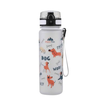 AlpinTec Παγούρι Mood 500Ml White (Happy Dogs) F-500WT-HD 4891321282123