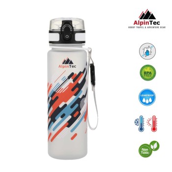 AlpinTec Water Canteen Mood 500Ml White (Inlay Sport) F-500WT-SP 4897012810026