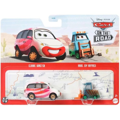 Mattel Disney Pixar Cars On The Road Metal Claire Gunz Er And Haul Em Haynes  DXV99 / HLH66 194735112937