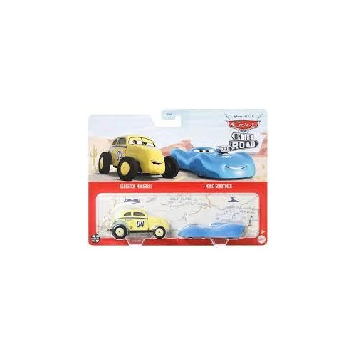 Mattel Disney Pixar Cars On The Road Metal Gearsten Marshall And Marc Sondtimer DXV99 / HLH67 194735113019