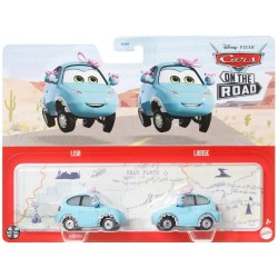 Mattel Disney Pixar Cars On The Road Metal Lisa And Louise Αυτοκινητάκια - Σετ Των 2 DXV99 / HLH68 194735112999