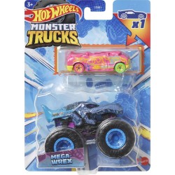 Mattel Hot Wheels Monster Trucks Ratical Racer Όχημα Με Αυτοκινητάκι GRH81 / HKM17 194735103621