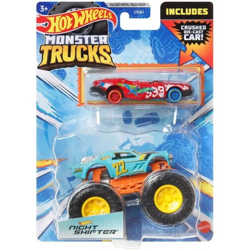 Mattel Hot Wheels Monster Trucks Night Shifter GRH81 / HKM18 194735103706