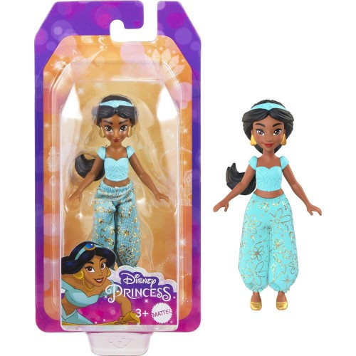 Mattel Disney Princess Μίνι Κούκλες 9Cm Γιασμίν HLW69 / HLW79 194735120956