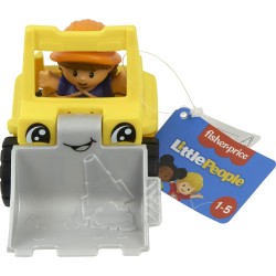 Mattel Little People - Yellow Excavator Bulldozer HPX84 / HPX89 194735170470