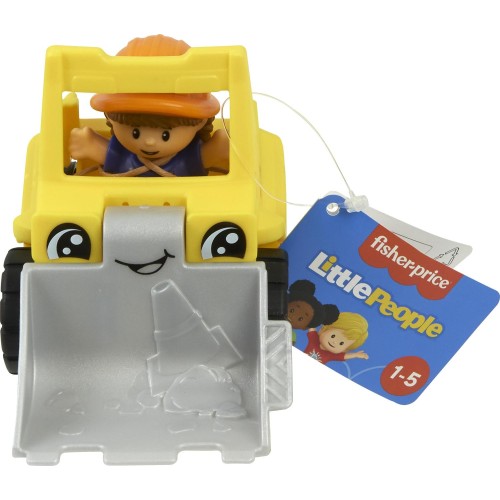 Mattel Little People - Yellow Excavator Bulldozer HPX84 / HPX89 194735170470
