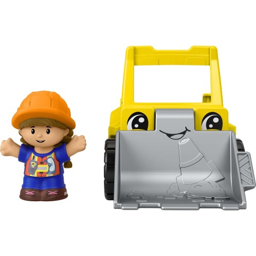 Mattel Little People - Yellow Excavator Bulldozer HPX84 / HPX89 194735170470