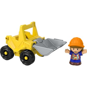 Mattel Little People - Yellow Excavator Bulldozer HPX84 / HPX89 194735170470