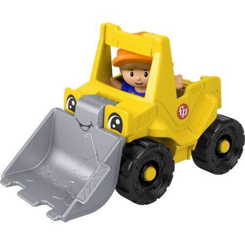 Mattel Little People - Yellow Excavator Bulldozer HPX84 / HPX89 194735170470