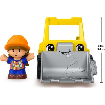 Mattel Little People - Yellow Excavator Bulldozer HPX84 / HPX89 194735170470